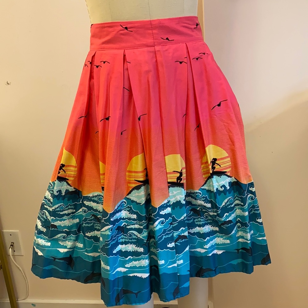Cotton skirt surfer girl